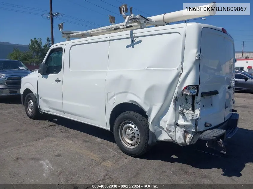 2018 Nissan Nv Cargo Nv1500 S V6 VIN: 1N6BF0KM8JN809867 Lot: 40382938