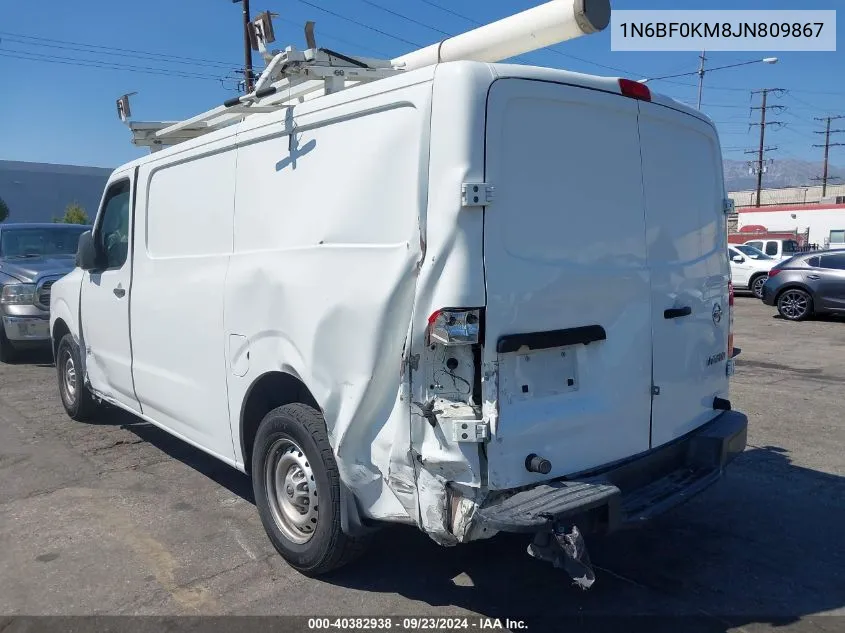 1N6BF0KM8JN809867 2018 Nissan Nv Cargo Nv1500 S V6