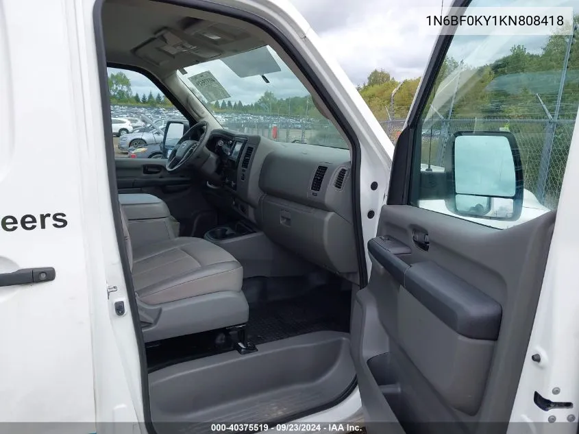 1N6BF0KY1KN808418 2019 Nissan Nv Cargo Nv2500 Hd Sv V6