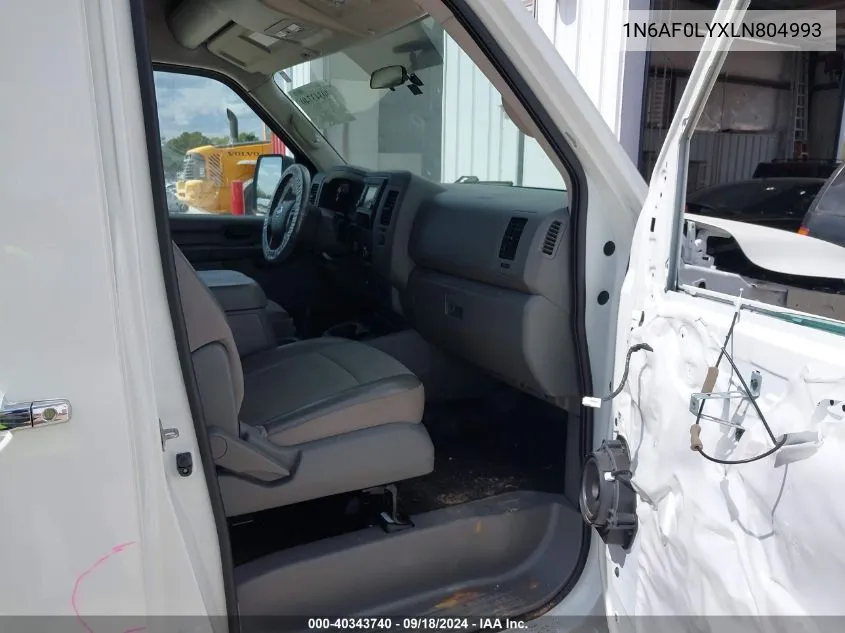 2020 Nissan Nv Cargo Nv3500 Hd Sl High Roof V8 VIN: 1N6AF0LYXLN804993 Lot: 40343740