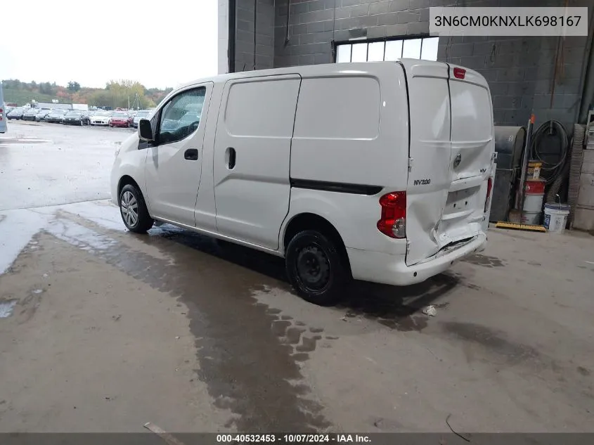 2020 Nissan Nv200 Compact Cargo Sv Xtronic Cvt VIN: 3N6CM0KNXLK698167 Lot: 40532453