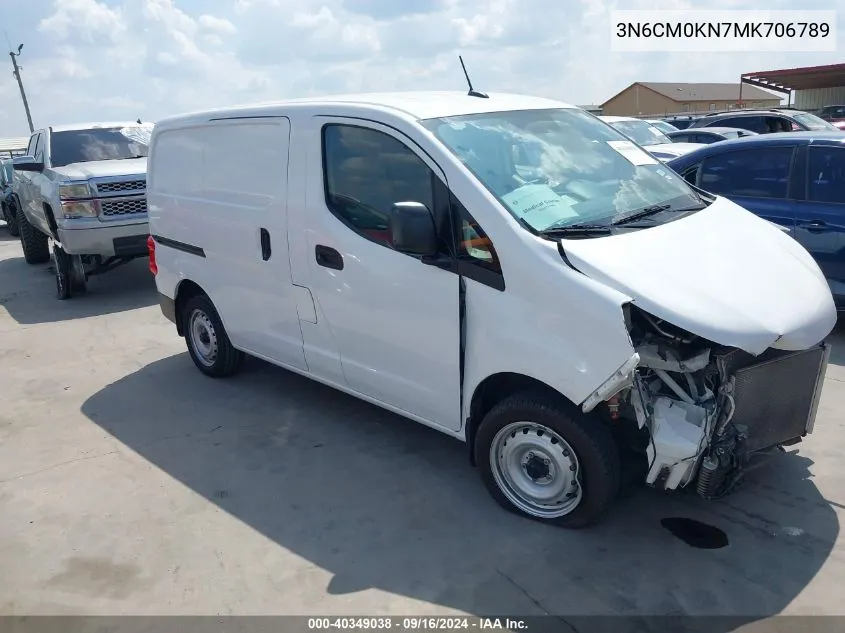 3N6CM0KN7MK706789 2021 Nissan Nv200 Compact Cargo S Xtronic Cvt