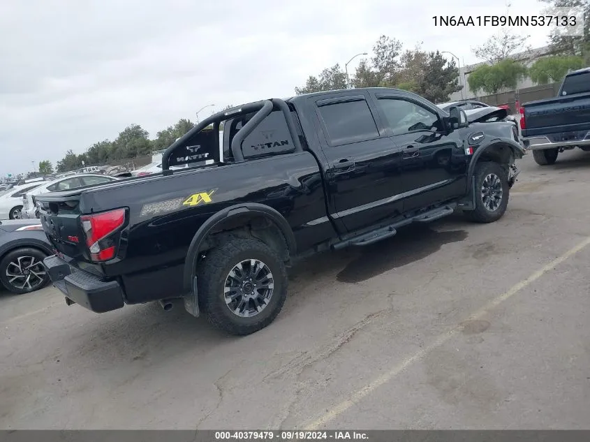 1N6AA1FB9MN537133 2021 Nissan Titan Xd Pro-4X 4X4