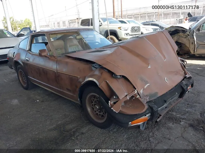 1979 Nissan 280Zx VIN: 000000HS130117178 Lot: 39917650