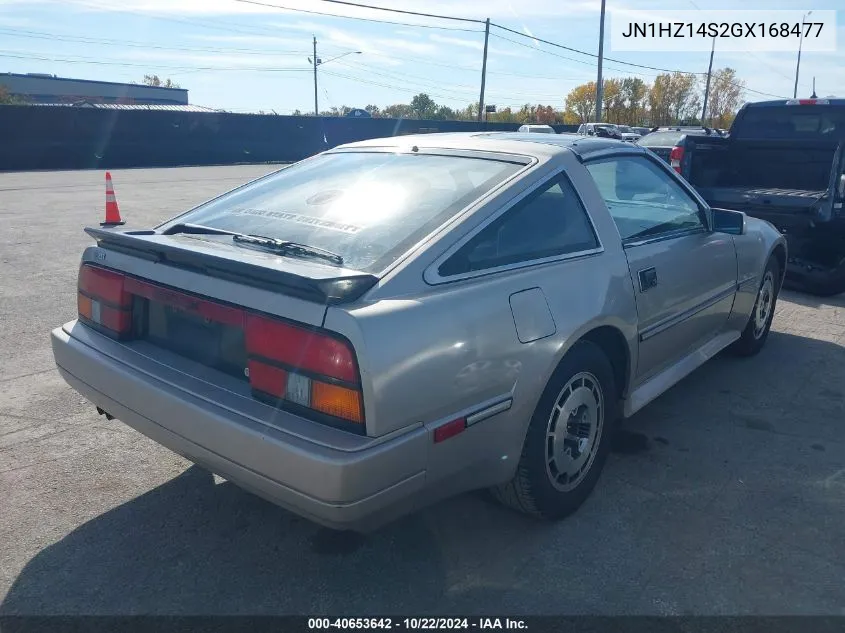 1986 Nissan 300Zx VIN: JN1HZ14S2GX168477 Lot: 40653642