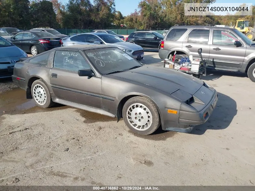 1986 Nissan 300Zx VIN: JN1CZ14S0GX104044 Lot: 40736862