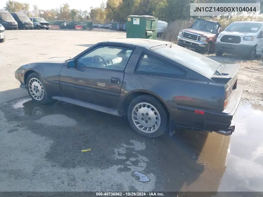 1986 Nissan 300Zx VIN: JN1CZ14S0GX104044 Lot: 40736862