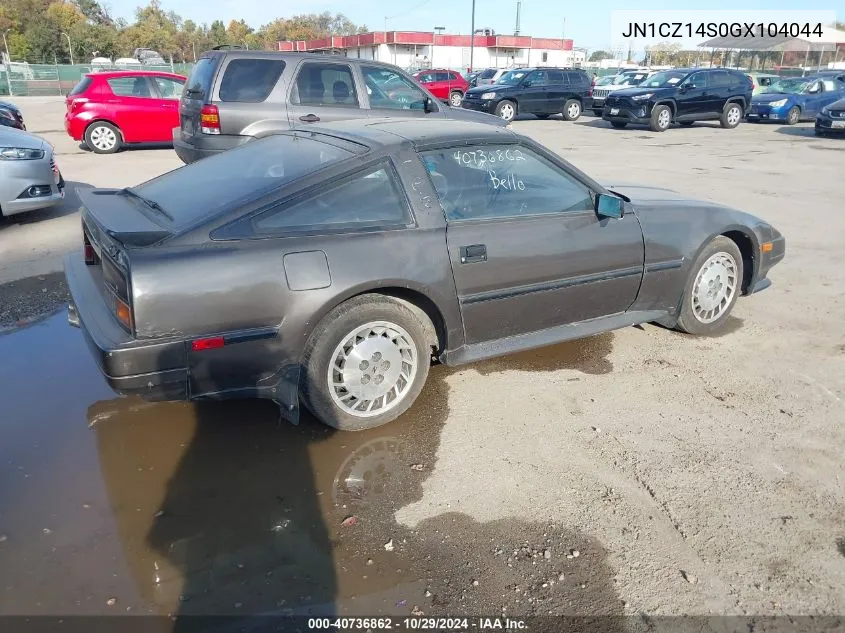 1986 Nissan 300Zx VIN: JN1CZ14S0GX104044 Lot: 40736862