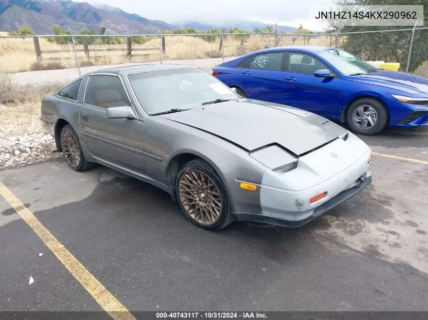 1989 Nissan 300Zx VIN: JN1HZ14S4KX290962 Lot: 40743117