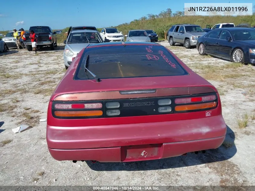 1990 Nissan 300Zx 2+2 VIN: JN1RZ26A8LX011996 Lot: 40547046