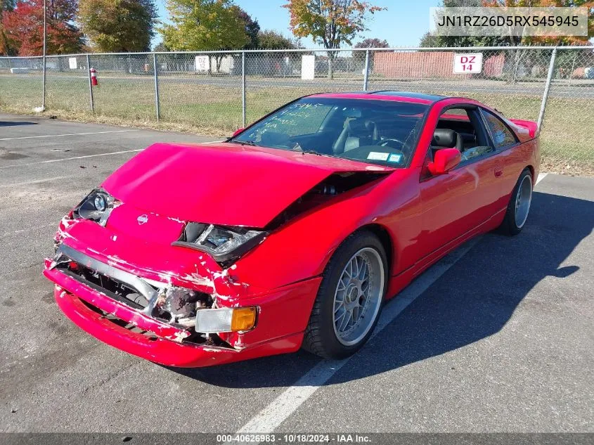 1994 Nissan 300Zx 2+2 VIN: JN1RZ26D5RX545945 Lot: 40626983