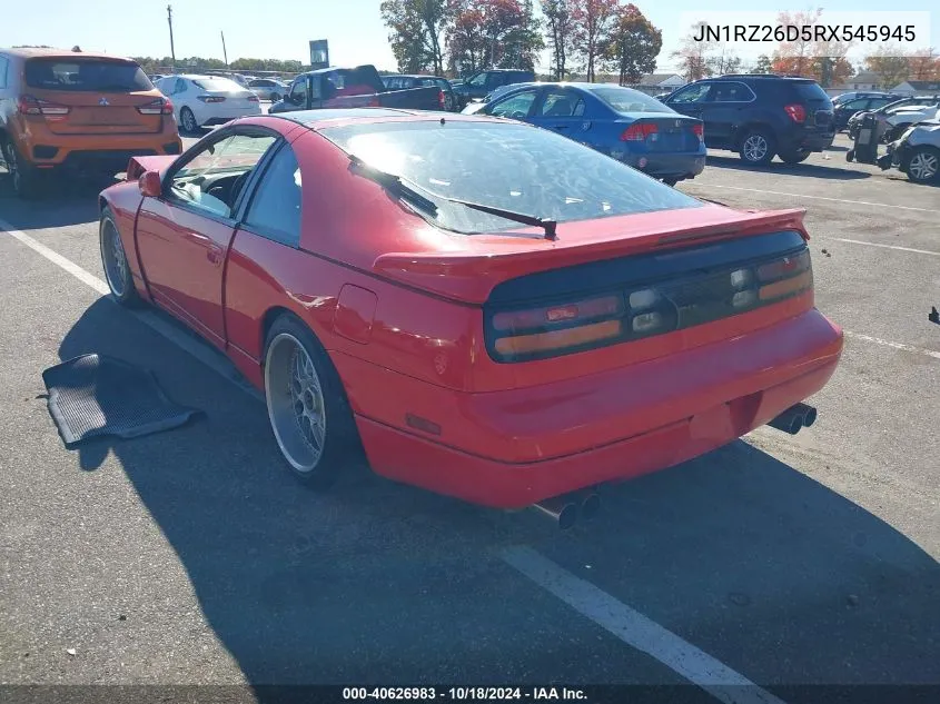 1994 Nissan 300Zx 2+2 VIN: JN1RZ26D5RX545945 Lot: 40626983