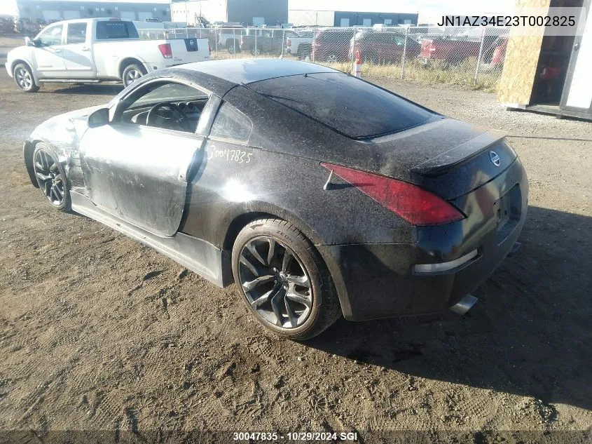 2003 Nissan 350Z Coupe VIN: JN1AZ34E23T002825 Lot: 30047835