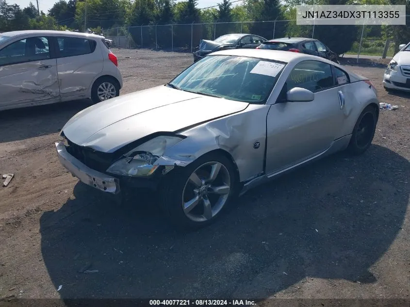 JN1AZ34DX3T113355 2003 Nissan 350Z Touring