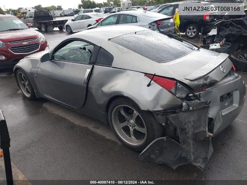 JN1AZ34E03T008168 2003 Nissan 350Z Touring