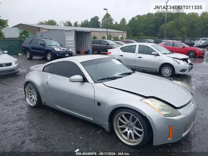 JN1AZ34E83T011335 2003 Nissan 350Z Touring