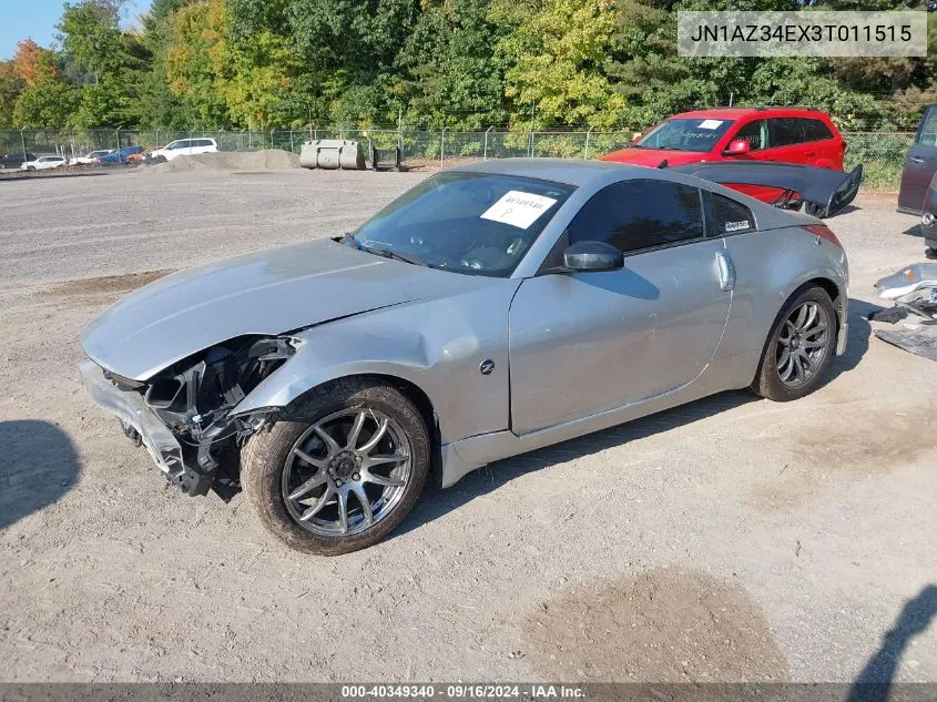 JN1AZ34EX3T011515 2003 Nissan 350Z Coupe