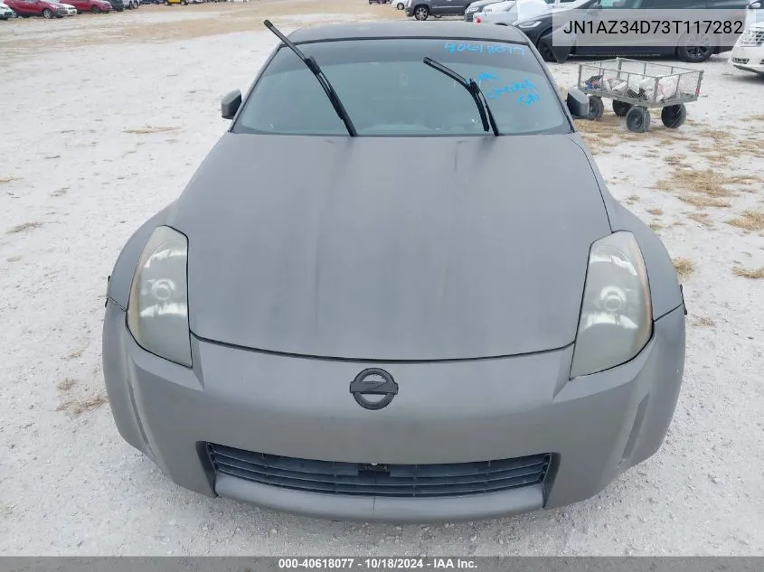 2003 Nissan 350Z Coupe VIN: JN1AZ34D73T117282 Lot: 40618077