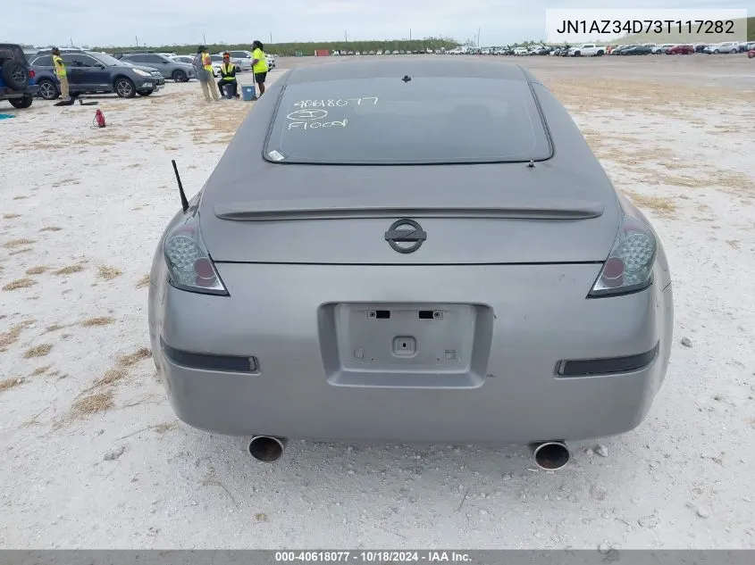 2003 Nissan 350Z Coupe VIN: JN1AZ34D73T117282 Lot: 40618077