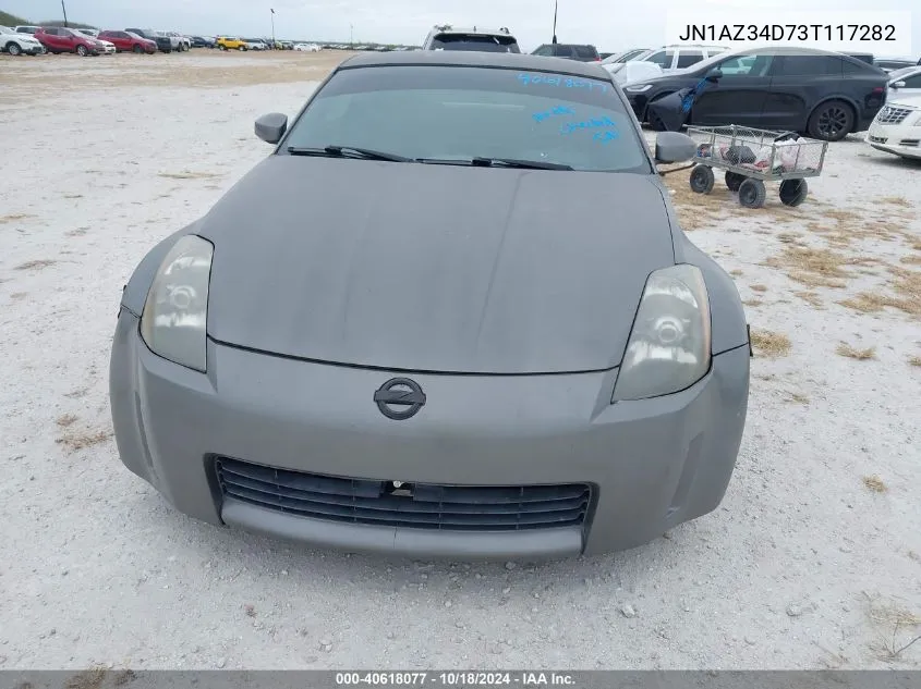 2003 Nissan 350Z Coupe VIN: JN1AZ34D73T117282 Lot: 40618077