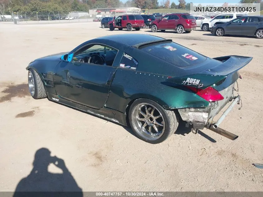 JN1AZ34D63T100425 2003 Nissan 350Z Touring