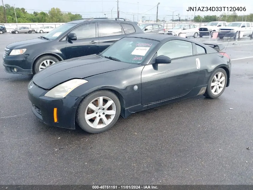 JN1AZ34D33T120406 2003 Nissan 350Z Enthusiast