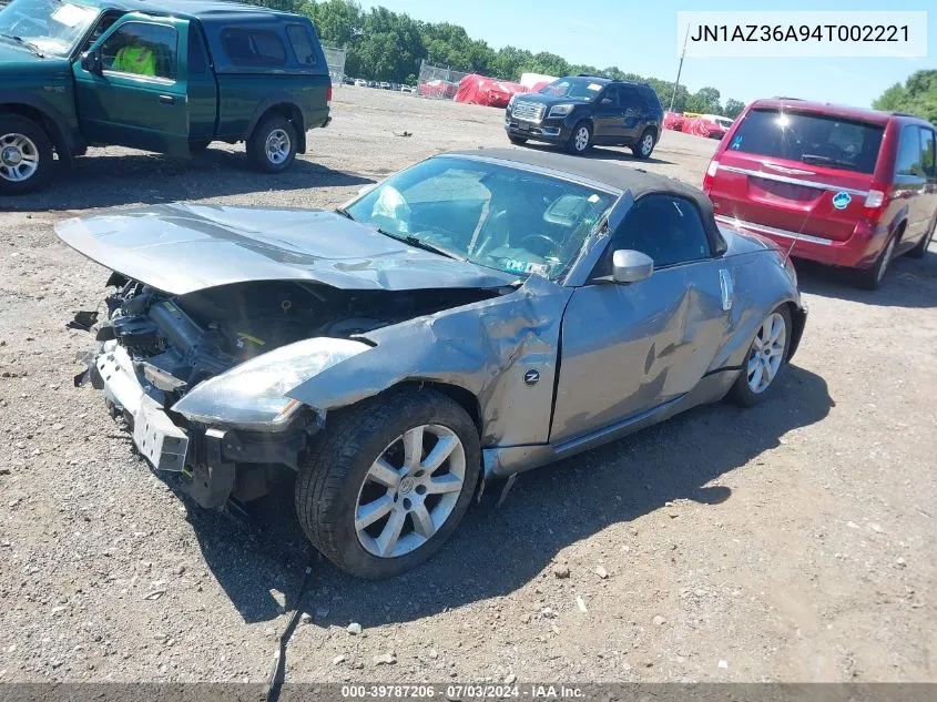 JN1AZ36A94T002221 2004 Nissan 350Z Touring