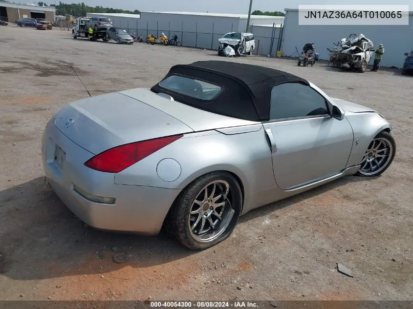 2004 Nissan 350Z Roadster VIN: JN1AZ36A64T010065 Lot: 40054300