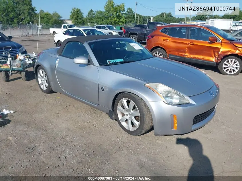 JN1AZ36A94T000744 2004 Nissan 350Z Touring