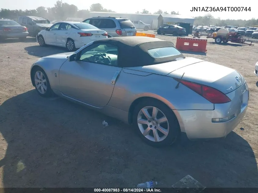 JN1AZ36A94T000744 2004 Nissan 350Z Touring