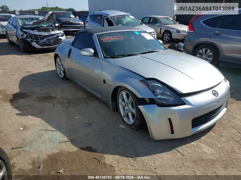 2004 Nissan 350Z Touring VIN: JN1AZ36A84T013288 Lot: 40136703