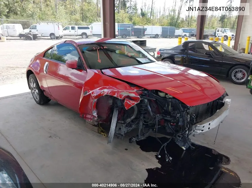 JN1AZ34E84T063890 2004 Nissan 350Z Touring