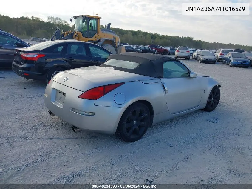 JN1AZ36A74T016599 2004 Nissan 350Z Touring