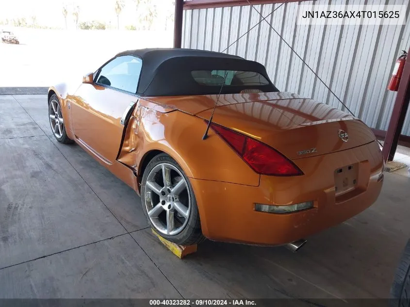 2004 Nissan 350Z Enthusiast VIN: JN1AZ36AX4T015625 Lot: 40323282