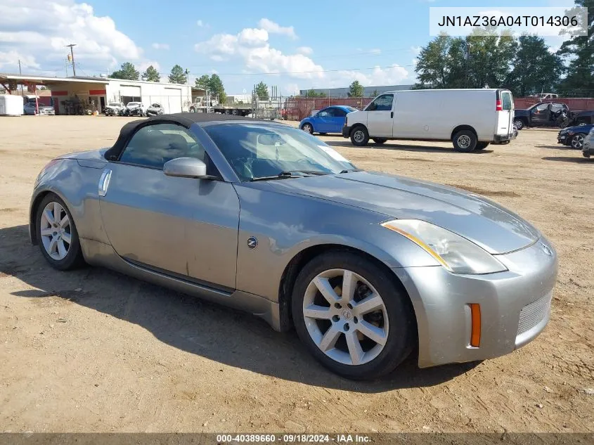 2004 Nissan 350Z Touring VIN: JN1AZ36A04T014306 Lot: 40389660