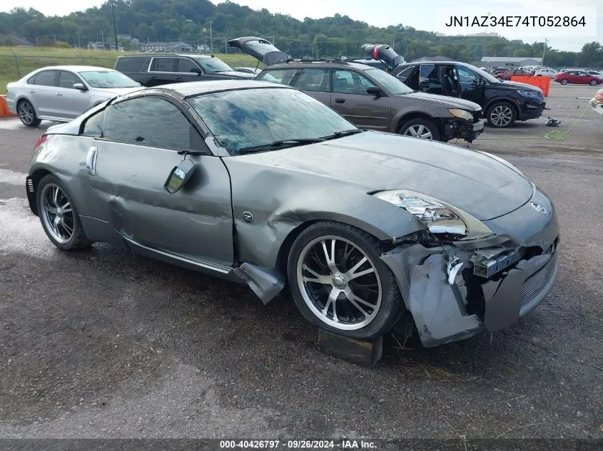 2004 Nissan 350Z Coupe VIN: JN1AZ34E74T052864 Lot: 40426797