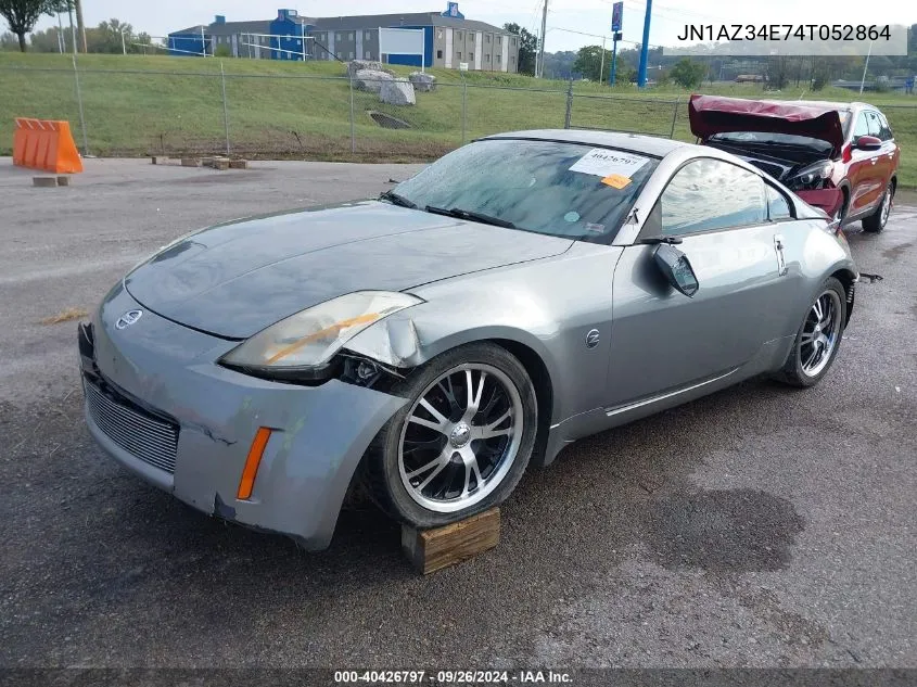 2004 Nissan 350Z Coupe VIN: JN1AZ34E74T052864 Lot: 40426797