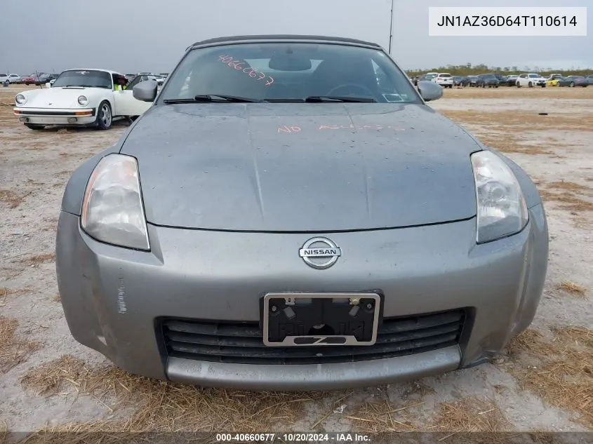 2004 Nissan 350Z Enthusiast VIN: JN1AZ36D64T110614 Lot: 40660677