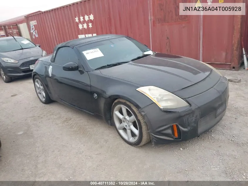 2004 Nissan 350Z Touring VIN: JN1AZ36A04T005928 Lot: 40711352