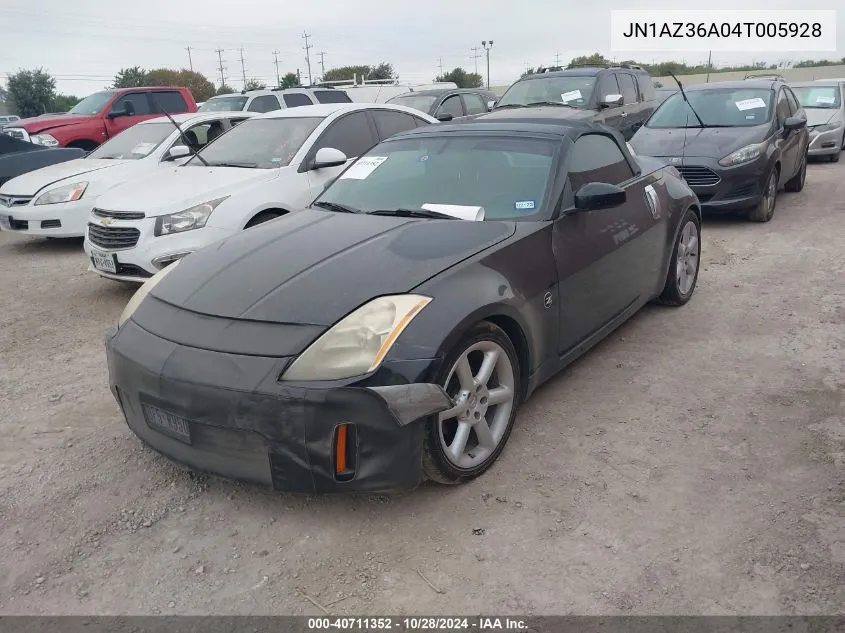 2004 Nissan 350Z Touring VIN: JN1AZ36A04T005928 Lot: 40711352