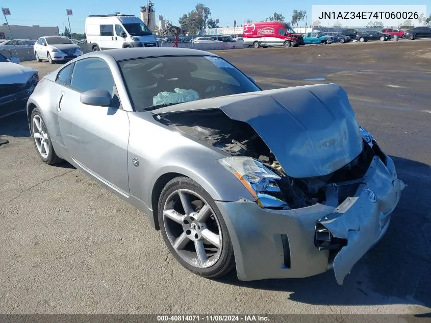 JN1AZ34E74T060026 2004 Nissan 350Z Touring