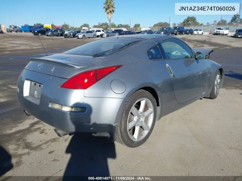 JN1AZ34E74T060026 2004 Nissan 350Z Touring