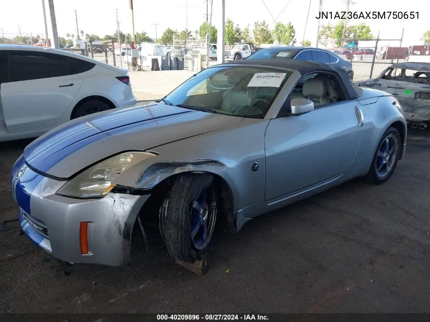 JN1AZ36AX5M750651 2005 Nissan 350Z Touring