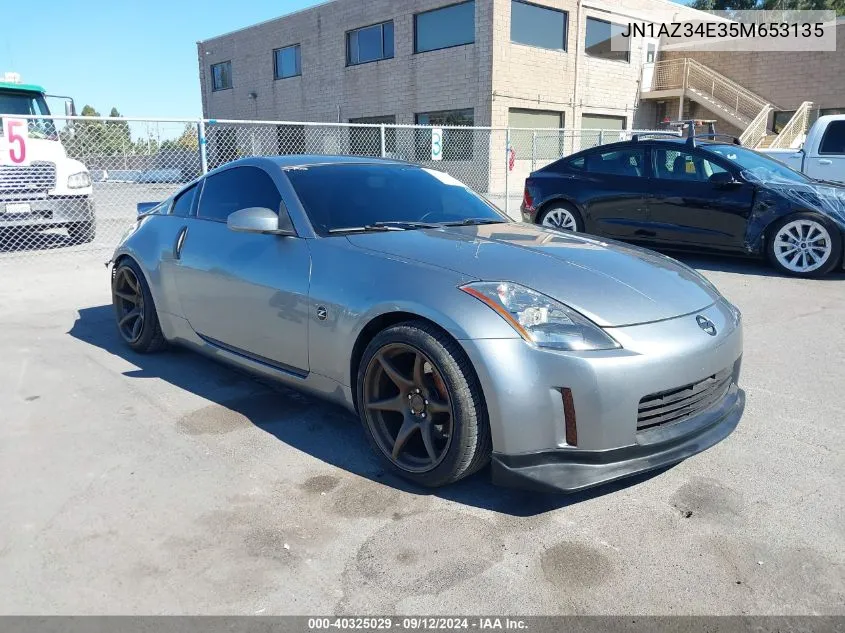 JN1AZ34E35M653135 2005 Nissan 350Z Coupe