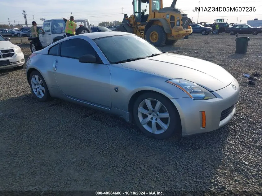 2005 Nissan 350Z Touring VIN: JN1AZ34D05M607236 Lot: 40554680