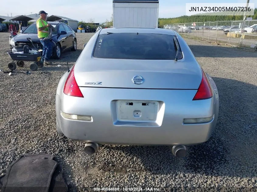 2005 Nissan 350Z Touring VIN: JN1AZ34D05M607236 Lot: 40554680