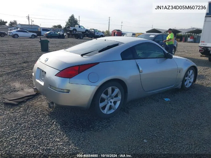 2005 Nissan 350Z Touring VIN: JN1AZ34D05M607236 Lot: 40554680