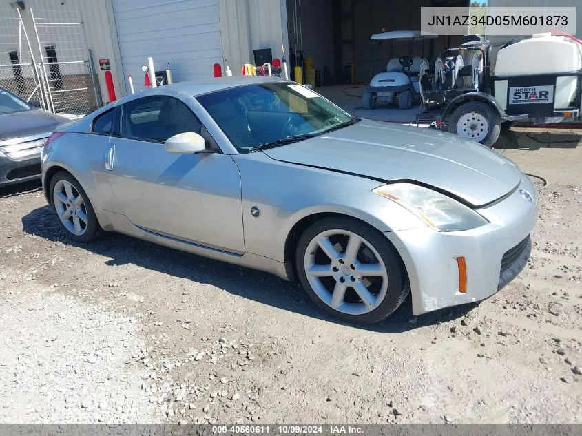 2005 Nissan 350Z Touring VIN: JN1AZ34D05M601873 Lot: 40560611