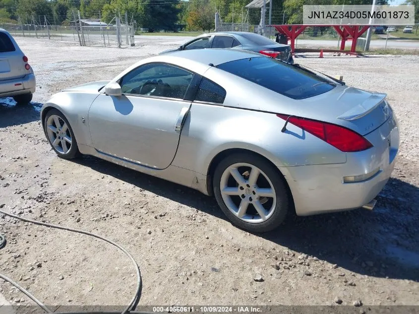 2005 Nissan 350Z Touring VIN: JN1AZ34D05M601873 Lot: 40560611