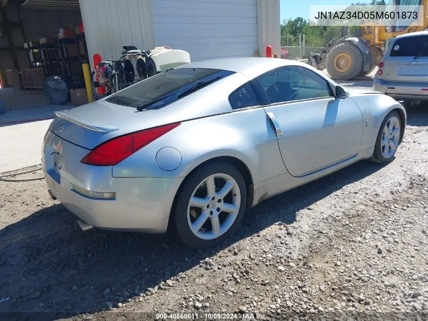 2005 Nissan 350Z Touring VIN: JN1AZ34D05M601873 Lot: 40560611